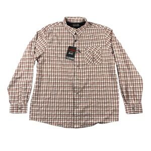 Wrangler Outdoor‎ Mens Tall XLT Plaid Lightweight Breathable Button Down Shirt